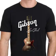 GIBSON гитары Футболка мужская повседневная подарок США размер S-3XL