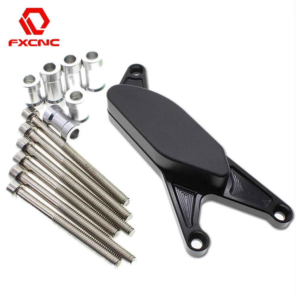 FXCNC Motorcycle Engine Frame Cover Protector Guard Slider Crash Pads