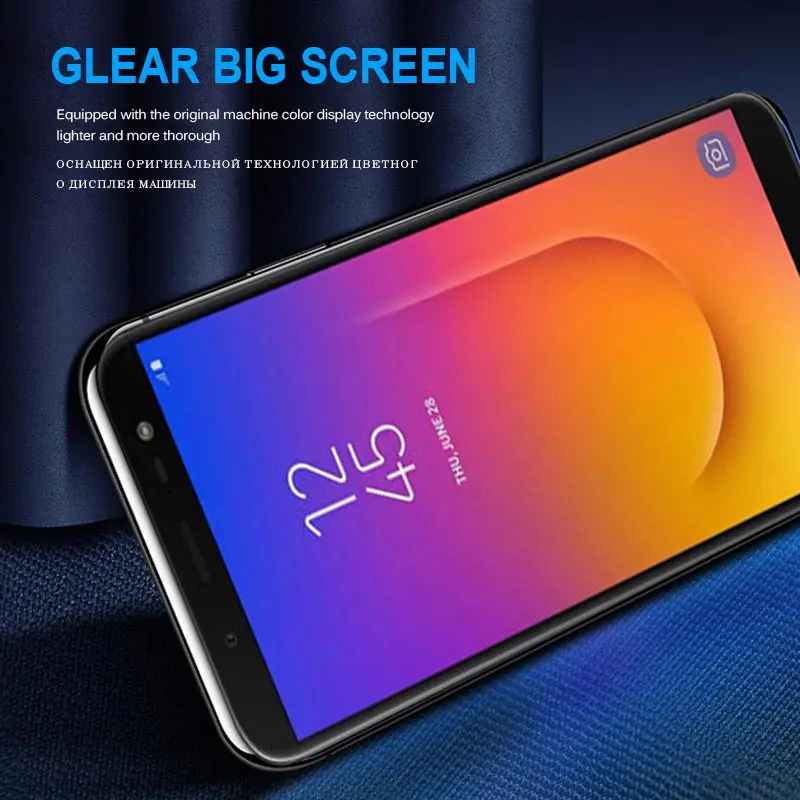 Защитное стекло 21D для Samsung Galaxy J6 J4 A6 A8 Plus A7 2019 2018 изогнутое стекло|Защитные стёкла