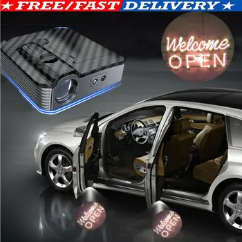 

1Pc For welcom LOGO WIRELESS LED Car Door Step Courtesy Shadow Laser Lights