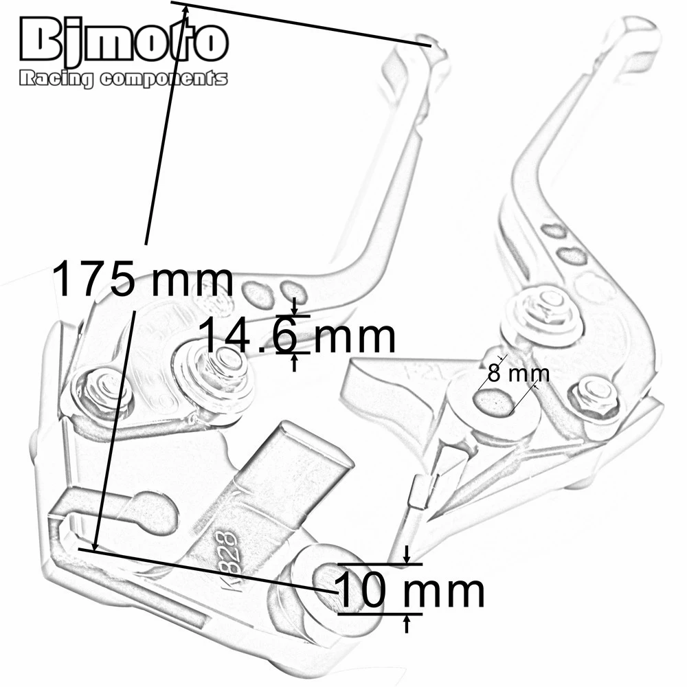  For BMW R NINE T 2014 2015 2016 2017 2018 Motorbike RnineT Aluminum CNC Dual Color Long Clutch Brak