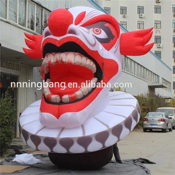 

Free shipping 3m high Inflatable Halloween Evil Clown Model For Decoration