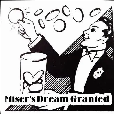 

Miser'S Dream Granted (Gimmick+DVD),Magic Accessories,Mentalism Tricks,Stage Magic Illusions,Street Magic Gimmicks