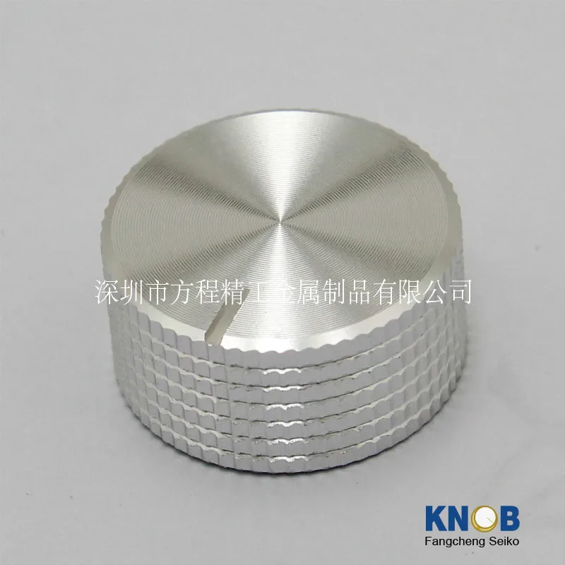 

free shipping 1pcs Diameter 25mm high 12mm all aluminum solid Volume knob