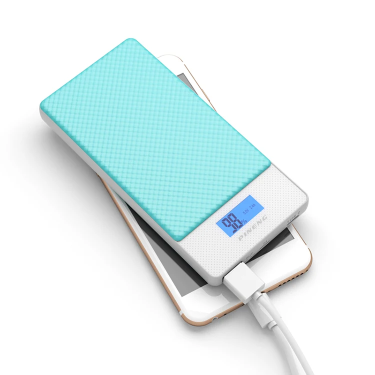 

High Capacity 10000mAh Power Bank 2 Quick Charge Powerbank Dual-USB Portable Aluminium Fast Charging Mi Power External Battery