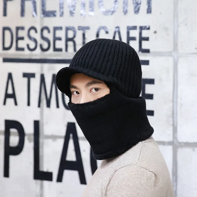 2016 Winter Warm Hat wool Windproof Face Mask Neck Helmet