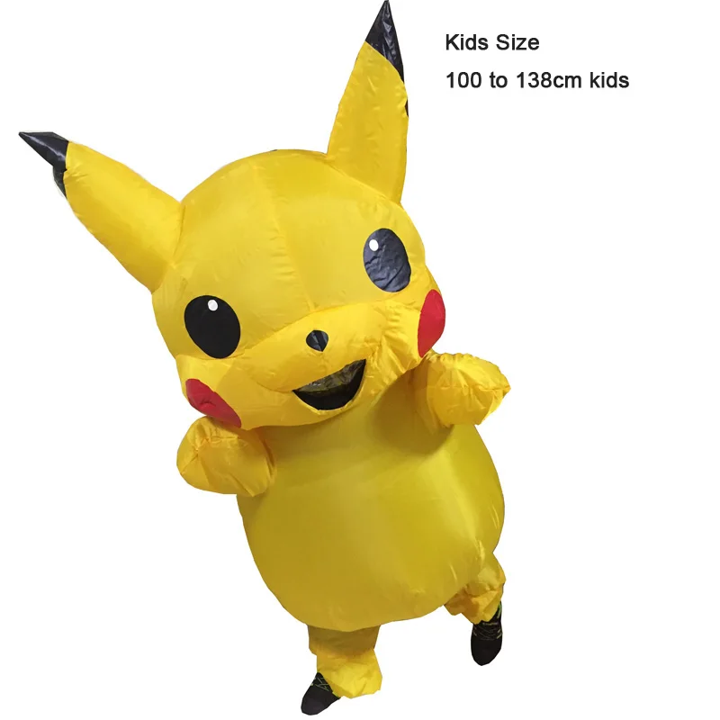 Kids Inflatable Pikachu Costume For Boy Pokemon Cosplay Halloween