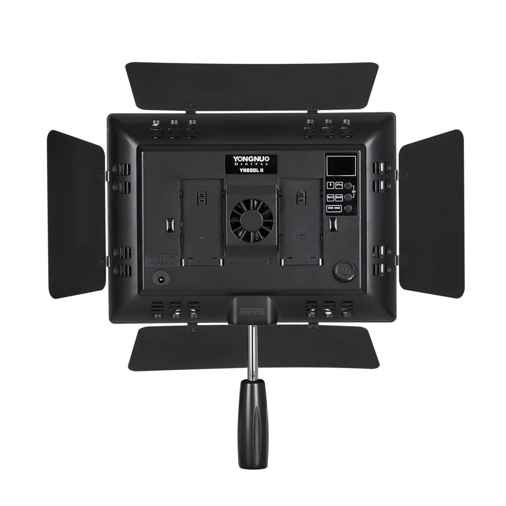  Yongnuo YN600 II YN600L II 5500K LED Video Light + Falcon Eyes AC Adapter Set Support Remote Contro - 32568890824