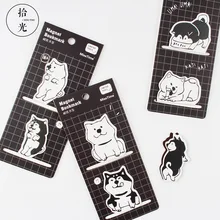 2 шт./упак. милые Косплей Shiba магнит "Собака" закладки для книги мультфильм скрепки школьные канцелярские принадлежности Эсколар подарочные канцелярские товары