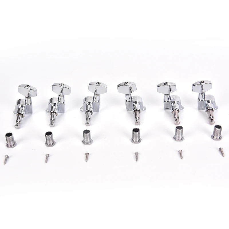  6pcs/set Guitar Tuning Pegs Tuner Machine Heads Guitar Sealed Small Peg Tuning Pegs for Acoustic El