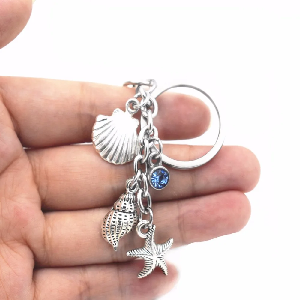 star fish key ring
