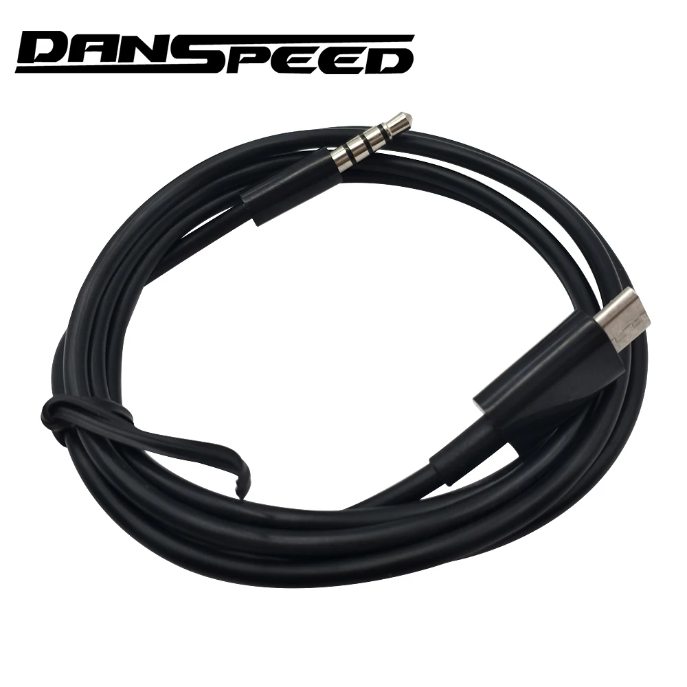 

DANSPEED Audio DC 3.5mm Male to USB Micro 5Pin Male Adapter Power Charge Cable 1m Black