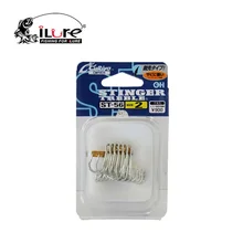 ILure владельца высокоуглеродистой Сталь рыболовный крючок Super острый Тройной крюк 1#2#4#6#1/0 2/0 3/0 11623