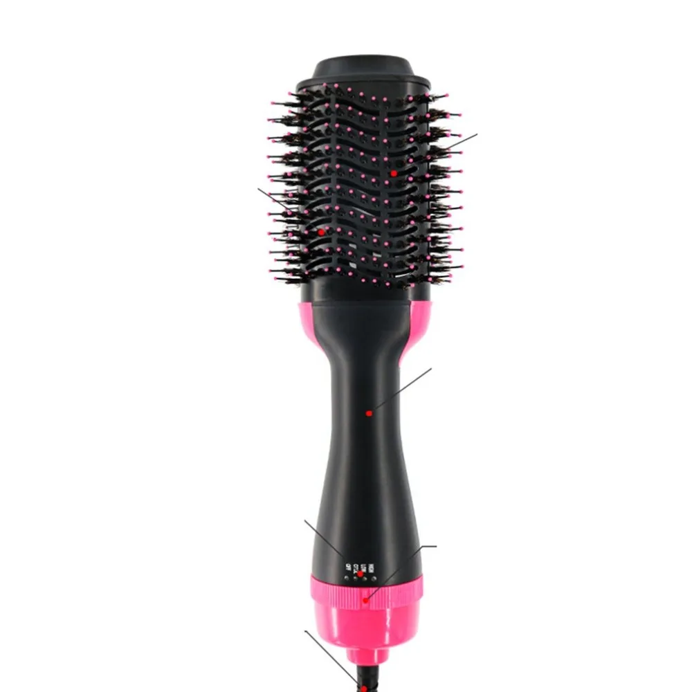 One-Step Electric Hair Dryer Comb& Volumizer Pro Multifunctional Infrared Ionic Hot Air Brush Comb Straightener Hair Curling