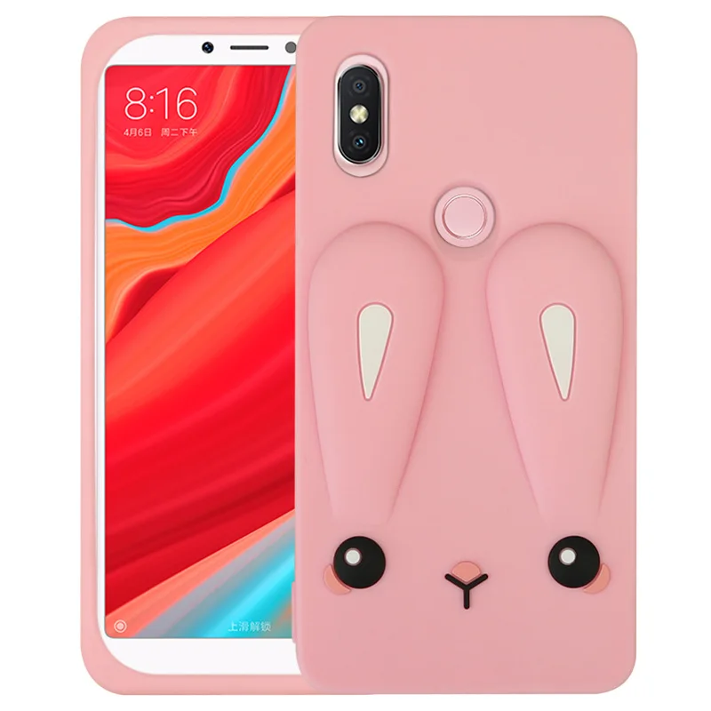 

3D Cute Cartoon Rabbit Case Cover for Xiaomi Redmi Note 5 Case Rubber Soft Silicone Cases for Redmi Note5 Phone Cases Capa