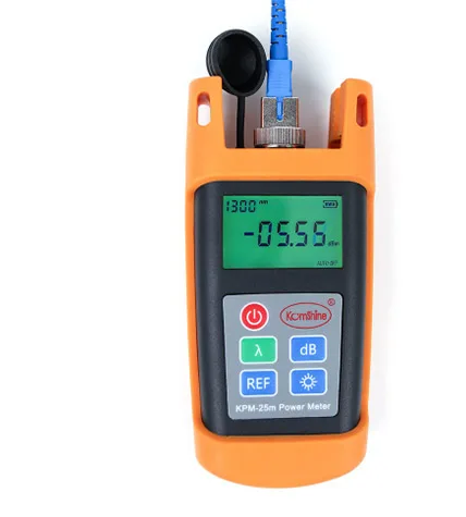 

2 PCS/ Lot FTTH Fiber Optical Handheld Test Tool Fiber Optic Power Meter KPM-25M OPM Tester with SC Connector