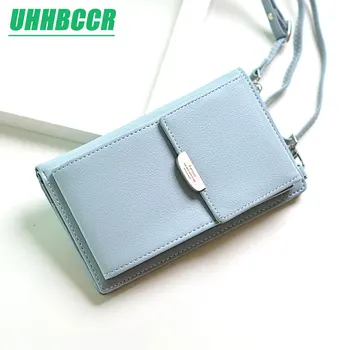 

2019 New Women Casual Wallet Brand Cell Phone Wallet Big Card Holders Wallet Handbag Purse Clutch Messenger Shoulder Straps Bag