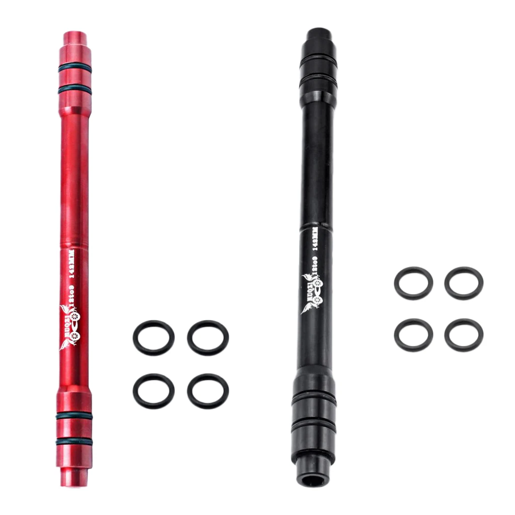 Bike 12 to 9mm Thru Axle Quick Release Hub Conversion Skewer Adapter 142mm 4 Spare Rubber Rings