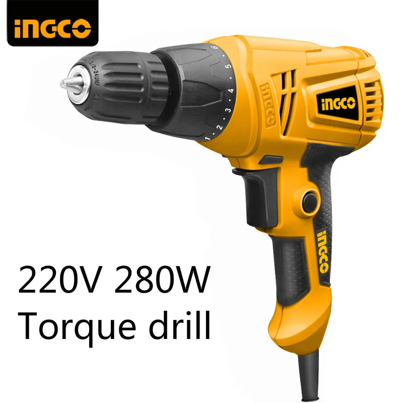 

220V 280W  Household Torque Electric Drill  Multifunctional Torque Screwdriver Positive &negative drill  Reversing Tool