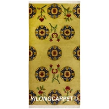 YILONG 3'x6 ручной работы шерстяные лобби ковры тибетский ковер полосы Непал(N010 3x6