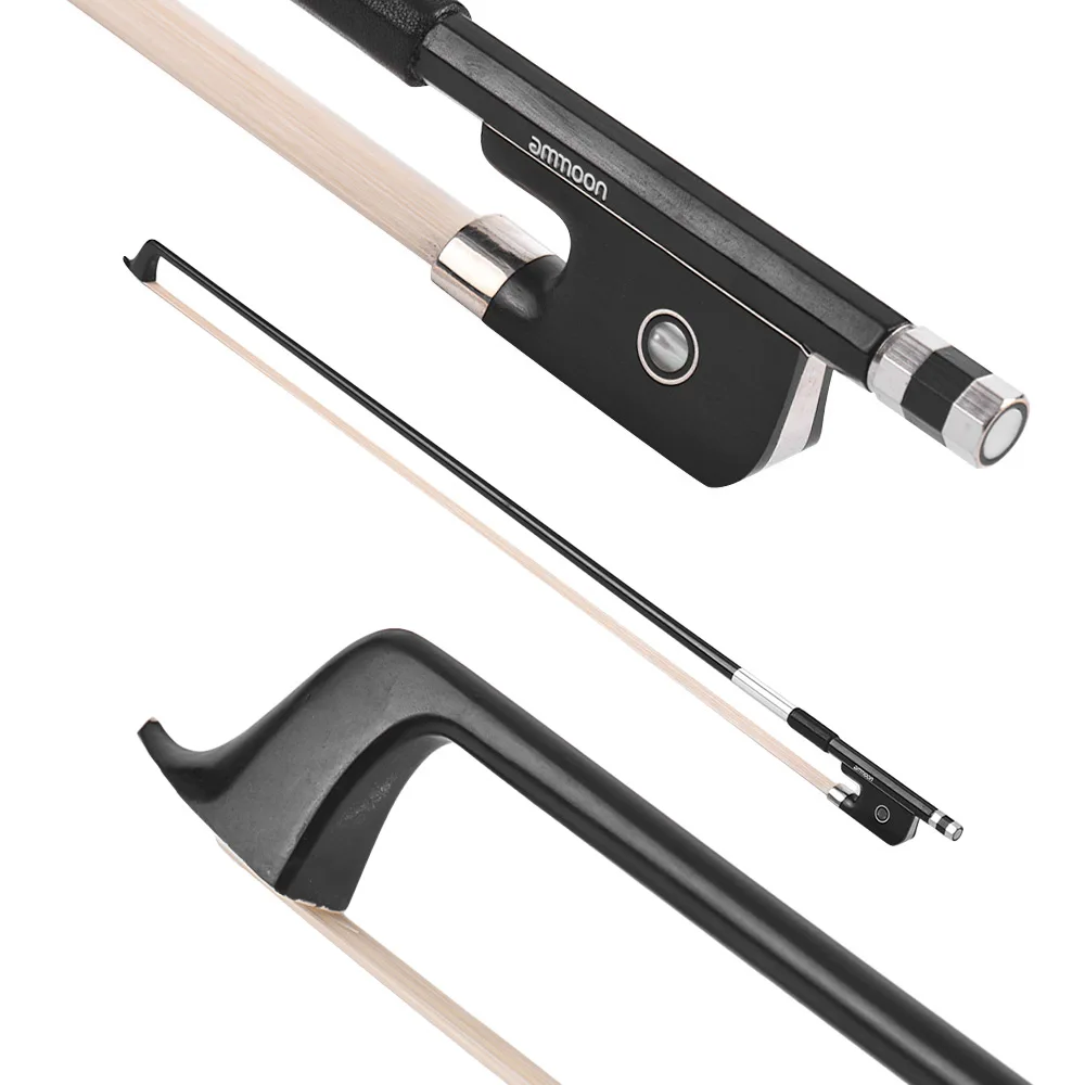 HOT ammoon 4/4 Cello Violoncello Bow Well Balanced Carbon Fiber Round