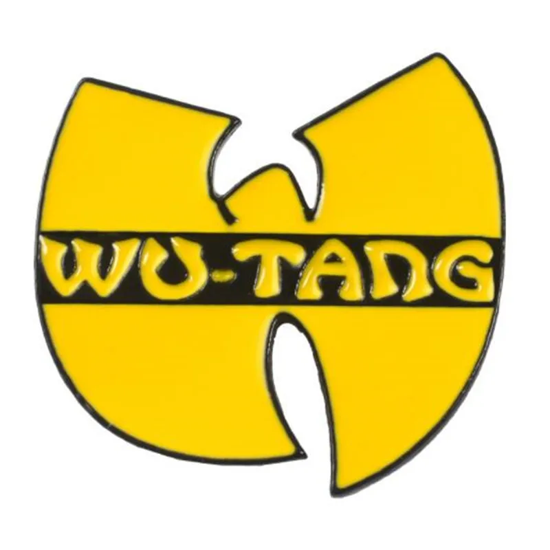 

WKOUD Rock You Enamel Pin Wu-tang Brooches Bag Clothes Lapel Pin Badge Rock and Roll Band Jewelry Music Lovers