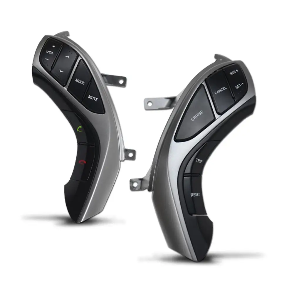 

Multi-function Steering Wheel Controller Modified Bluetooth Call Constant Speed Cruise DVD Navigation Button For Hyundai Elantra