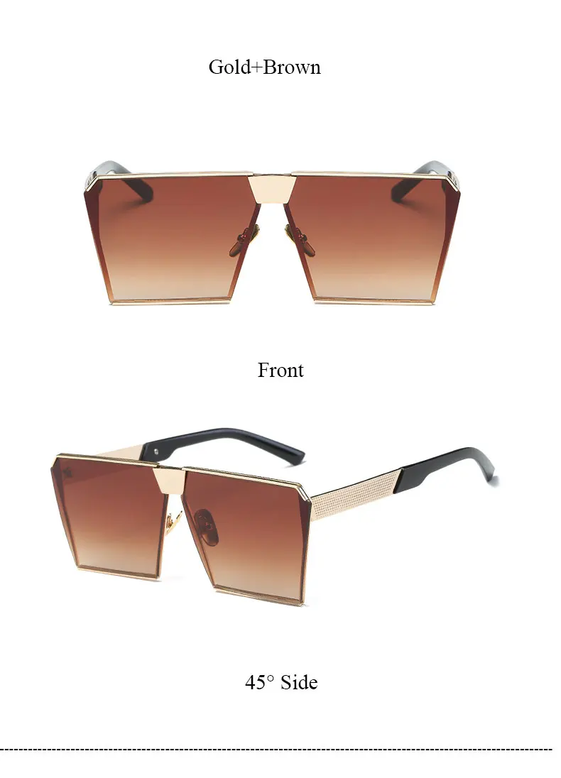 CandisGy квадратные клевые солнцезащитные очки мужские и женские плоские с зеркальным напылением Солнцезащитные очки женские очки большие негабаритные женские дропшиппинг