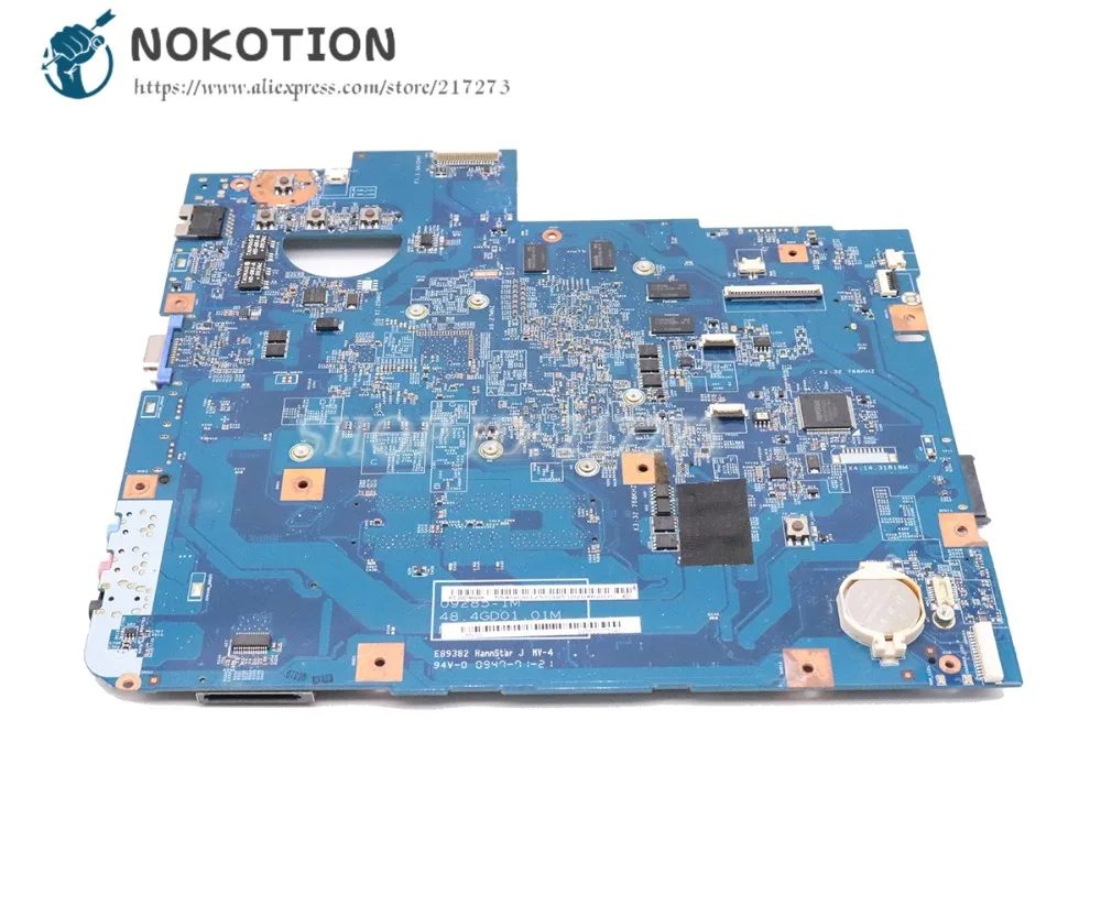 NOKOTION для Acer Aspire 5740 5740G материнская плата MBPM701001 MBPM701002 48.4GD01.01M JV50-CP MB 09285-1 м основных BAORD HD5650 1 ГБ