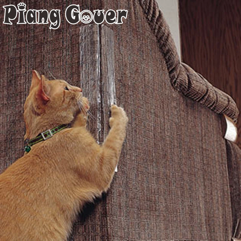 

2pcs/set Couch Guard Cat Claw Protector Self-adhesie Protect Pads Cat Scratching Furniture Upholstery Leather Chairs