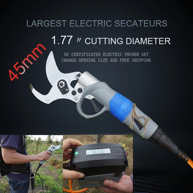 45mm Electric pruning shears, Electric pruner, Electric garden shears, Electric Vineyard,orchard Pruning Shear 45mm Electric pruning shears, Electric pruner, Electric garden shears, Electric Vineyard,orchard Pruning Shear