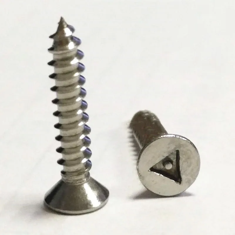 30pcs M2.9 triangular socket screws stainless steel tapping screw flat
