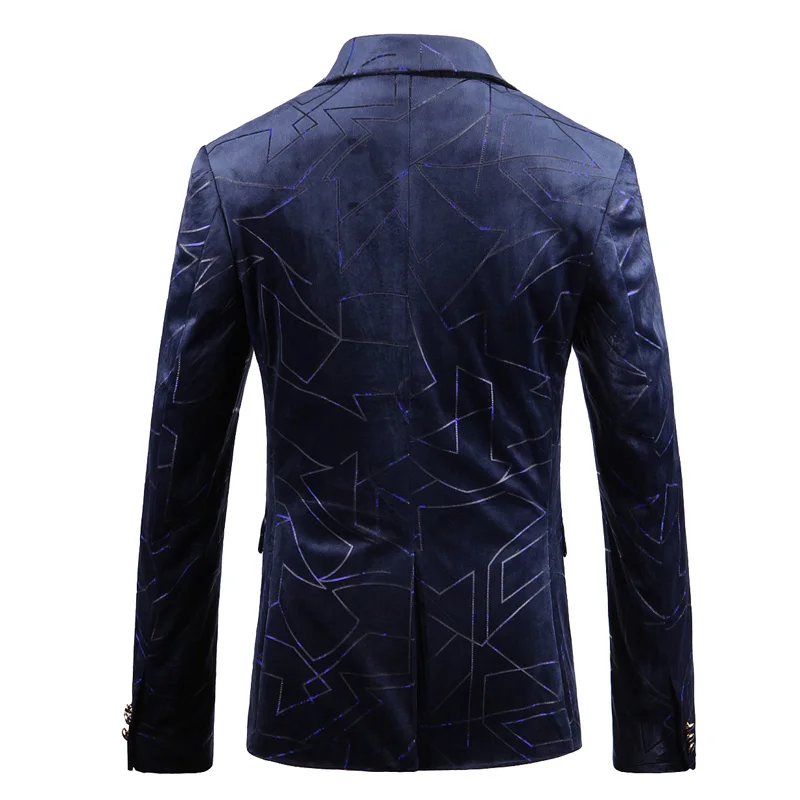 2019 Autumn And Winter High-End European And American Men'S Suits Dress High Quality Business Casual Men'S Printing Single West 2019 Autumn And Winter High-End European And American Men'S Suits Dress High Quality Business Casual Men'S Printing Single West