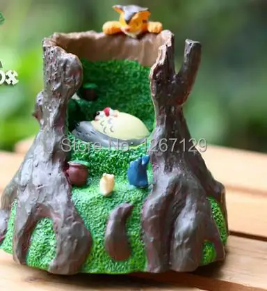 Музыкальная шкатулка Hayao miyazaki ghibli с отверстиями для дерева сна totoro и xiaomei | Дом сад