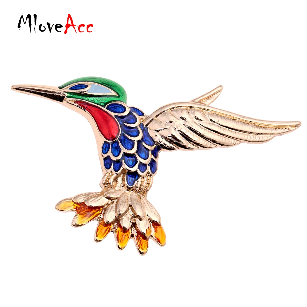 ⑧MloveAcc Fashion Jewelry Enamel ୧ʕ ʔ୨ Hummingbird 