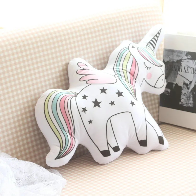Cartoon Animal Toy unicorn cat plush pillow soft unicorn horse cushion plush toys New style doll