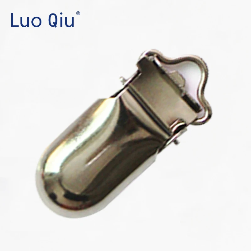 Luo Qiu (50 шт./лот) 10 мм Металлические Серебряные Зажимы для одежды с пластиковыми