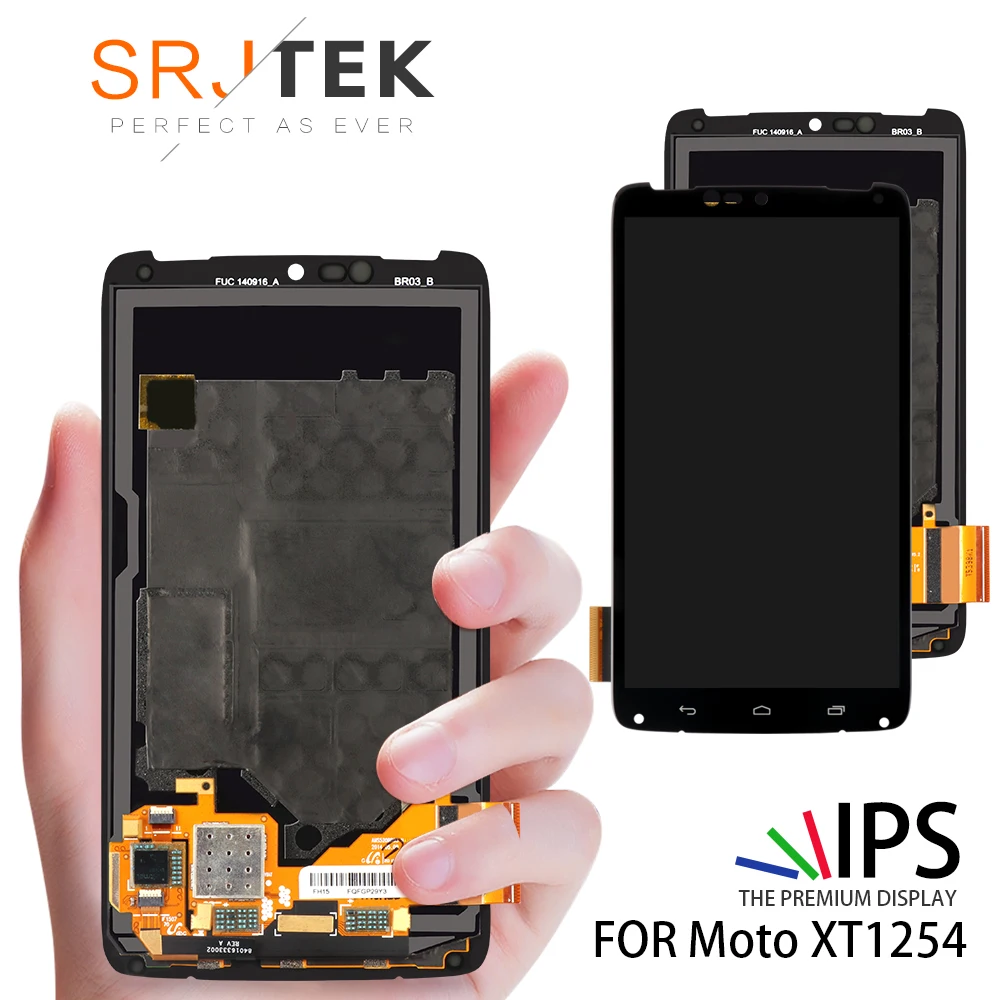 

5.2" For Motorola Moto Droid Turbo XT1254 XT1225 LCD Display Touch Screen Digitizer+Frame For Motorola Droid Turbo XT125 lcd