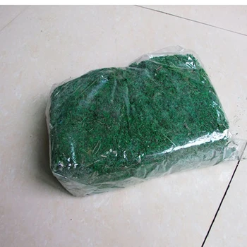 

Natural 900g bag dry real green moss decorative plants vase artificial turf silk Flower accessories flowerpot decoration