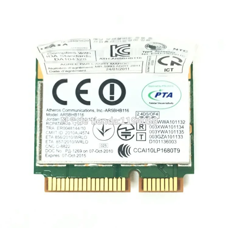 Atheros AR9832 AR5BHB116 2,4/5 ГГц одночиповый 300 Мбит/с 802.11n MINI PCI-E беспроводная карта wifi