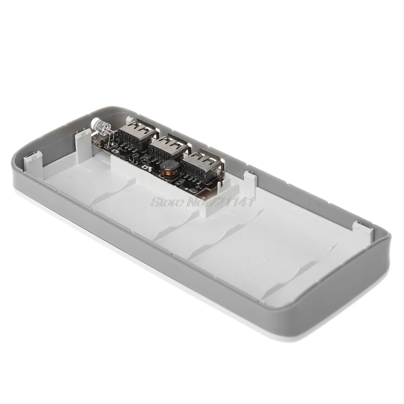 5V 2.1A 3 USB power Bank зарядное устройство печатная плата Повышающий Модуль+ 5X18650 литий-ионный Чехол DIY Kit Электронные запасы