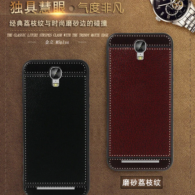 

On For Gionee M5 plus M5plus Case Cover 6.0 inch Leather soft Texture pouch Bumper Phone Bag On For Gionee M5plus M 5 Case Cover