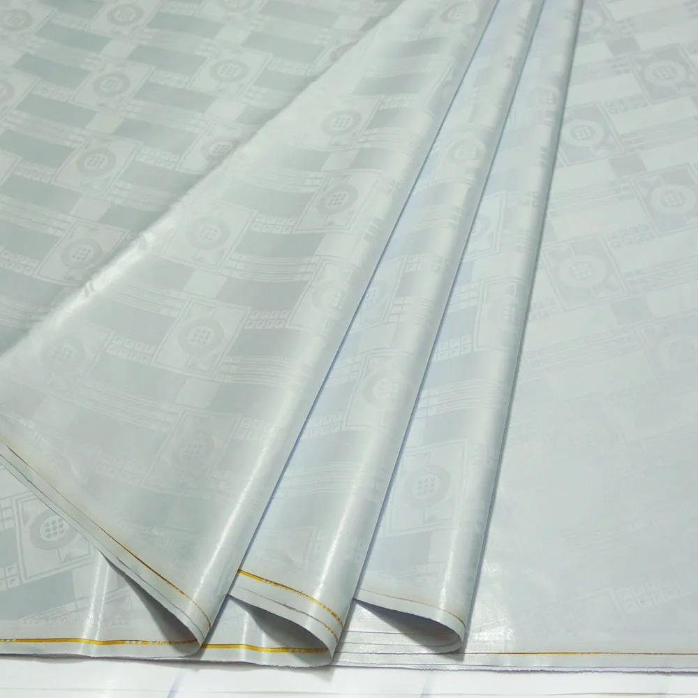

Similar to Getzner Quality Bazin Riche Fabric White Color Guinea Brocade Soft 100% Cotton with Lasting Fragrance FEITEX