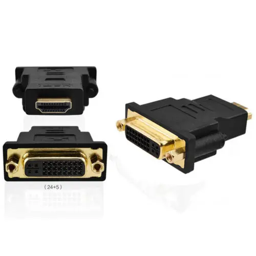 DVI-HDMI конвертер, настольный DVI 24 + 5 Male-HDMI Женский конвертер