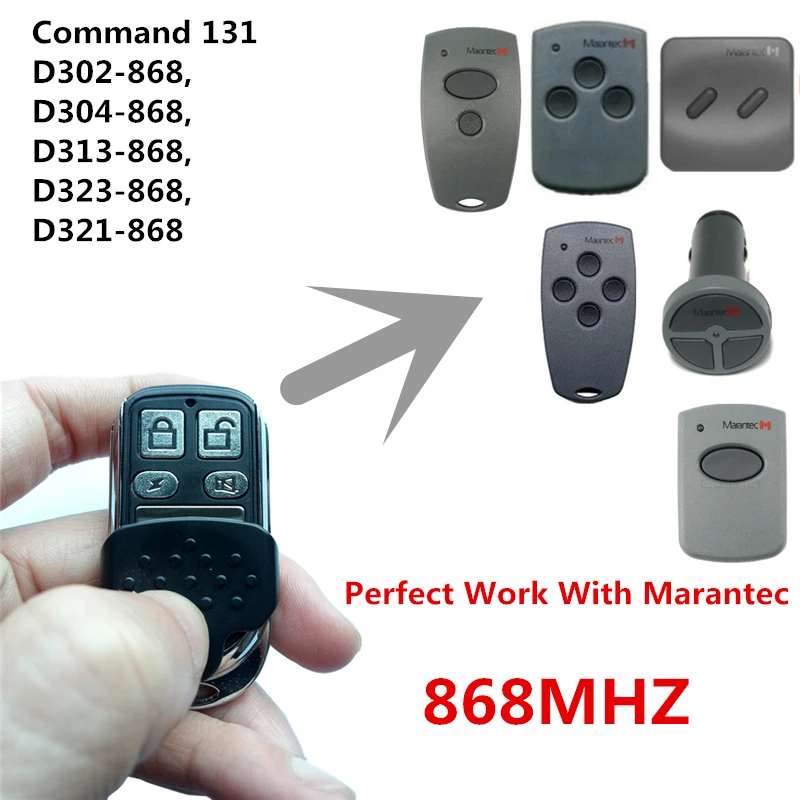 Universal remote control for MARANTEC Command 131 D302 D304 D313 D323 D321 868MHZ top quality | Электроника