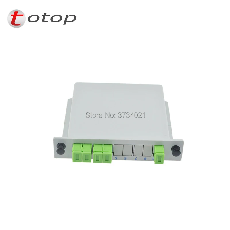 SC APC plc 1x4 Сплиттер оптический коробка FTTH PLC Splitter коробка с 1x4 плосковолноводную тип оптический сплиттер Бесплатная доставка