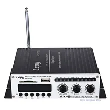 Lepy LP-V9S 2×20 Вт 2CH Привет-fi Стерео L/R RCA, Цифровой Аудио автомобиль Главная Усилитель Усилитель USB SD DVD CD FM MP3 Питания адаптер