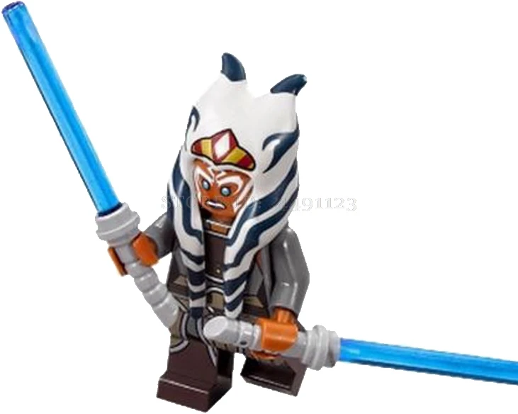 Toys Blocks Star Wars Figures Set Jedi Knight Skywalker Ahsoka Sabine R2D2 Robot Clone Warrior Ventress Yoda Block Toy StarWars