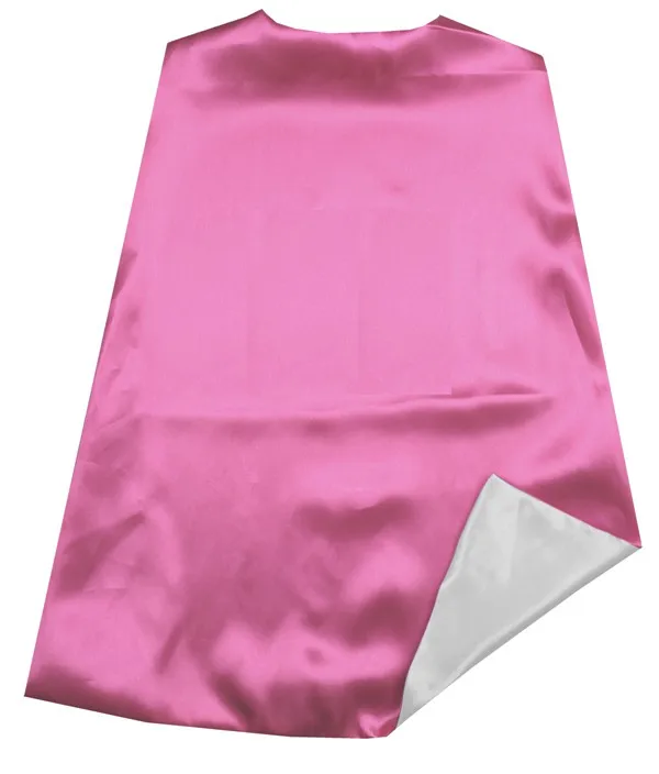 plain Solid Two Colored Satin Superhero Cape child cape, party favor, satin capes, boys girls satin capes, cheap party favor pretty woman costume Cosplay Costumes