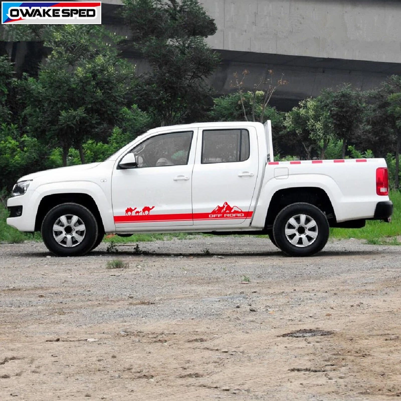 Для Volkswagen Amarok внедорожная горная графика полосы автомобиля Camel дверь боковая